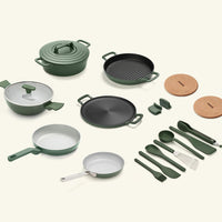 The Ember Kitchen Set - Coorg Green