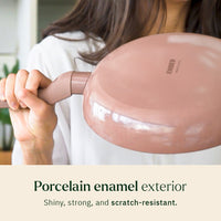 Everyday Cookware Trio with glass lid - Jaipur Terracotta